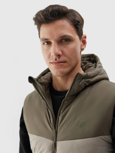 Безрукавка synthetic-fill down vest 4FWSS24TVJAM100-43S 4F L Хакі 4FWSS24TVJAM100-43S