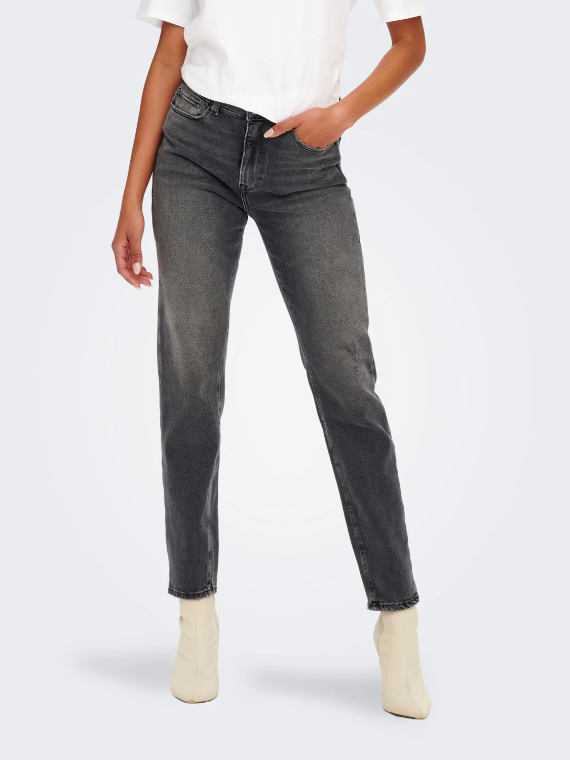 Джинси 15259634DarkGrey ONLY 25/32 Темно-сірий 15259634DarkGrey