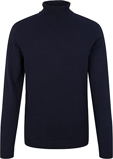 Кофта FINE KNITTED TURTLE NECK 1032304-10668 Tom Tailor M Темно-синій 1032304-10668