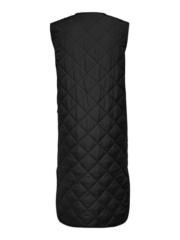Жилетка ONLNAYRA S/L LONG QUILT VEST CC PNT 15234787-Black ONLY L Чорний 15234787-Black