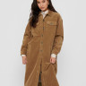 Сорочка ONLBITTEN LIFE CORD LONG SHIRT PNT 15235871-Toasted Coconut ONLY M Коричневий 15235871-TOASTED COCONUT