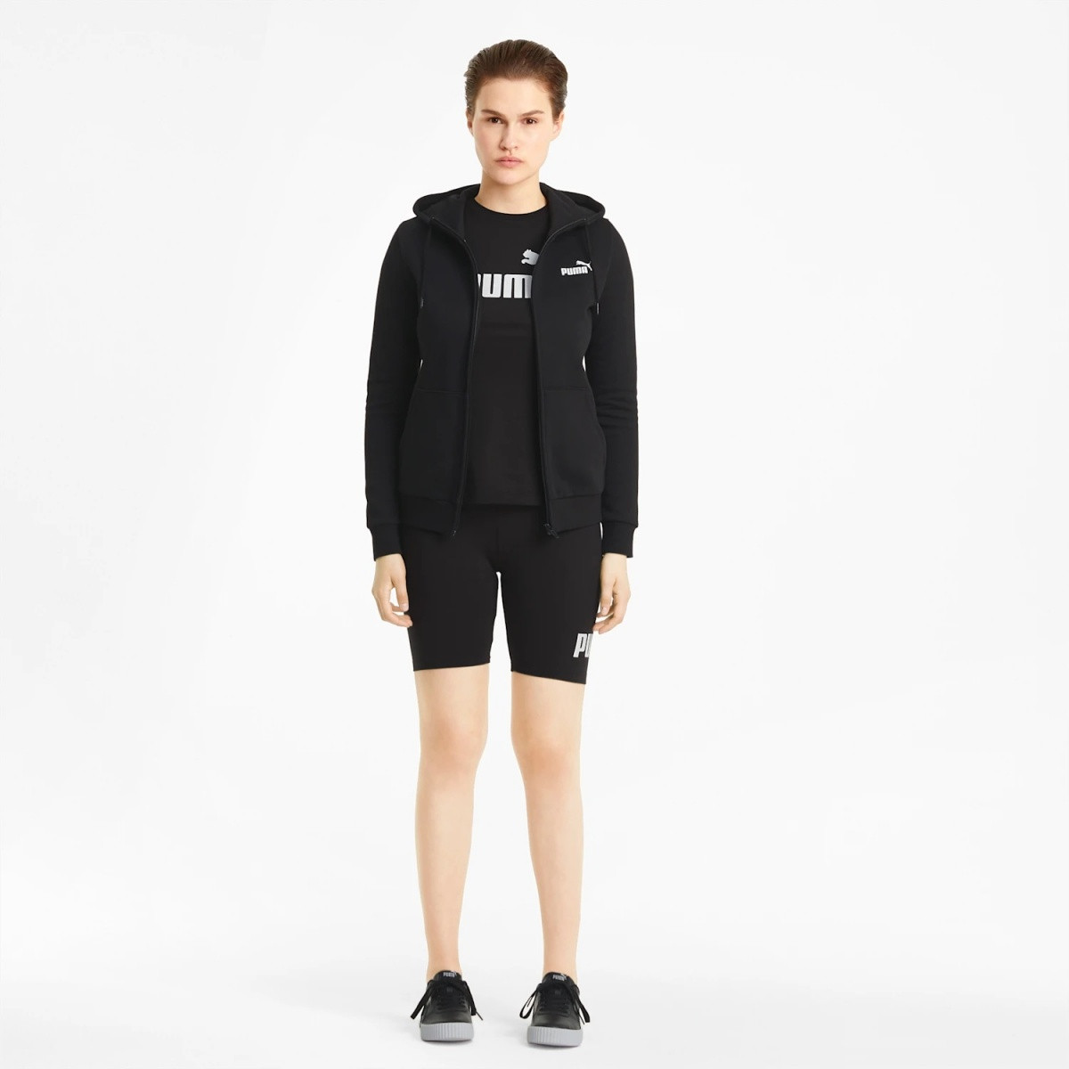 Худі ESS Full-Zip Hoodie 58681101 Puma XS Чорний 58681101