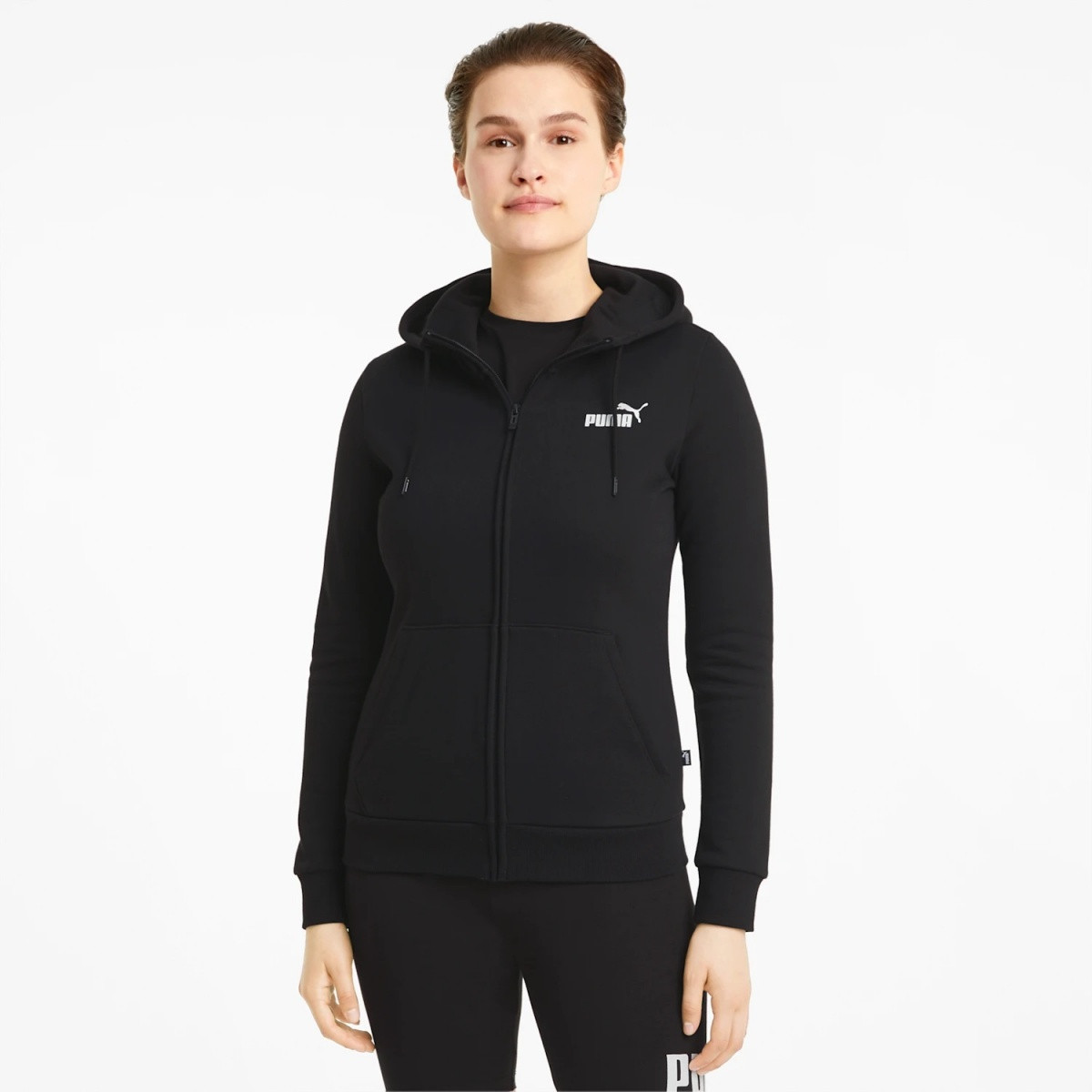 Худі ESS Full-Zip Hoodie 58681101 Puma XS Чорний 58681101