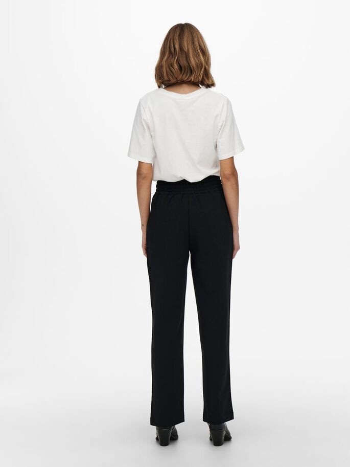 Штани ONLMARIYA X-HW STRAIGHT PULL-UP PNT 15243732-Black ONLY M/32 Чорний 15243732-Black