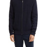 Кардиган basic structured knit jacket 1032303-13160 Tom Tailor L Темно-синій 1032303-13160