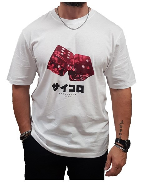 Футболка Jack & Jones JORPLASMA TEE SS CREW NECK 12269984-BrightWhite