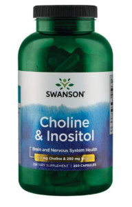 Капсули Choline Inos 250mg - 250caps 100-89-8861758-20