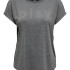 Футболка ONPNESIN CURVED BURNOUT SS TEE 15239786-Dark Grey Melange Only Play XS Темно-сірий 15239786-DARK GREY MELANG