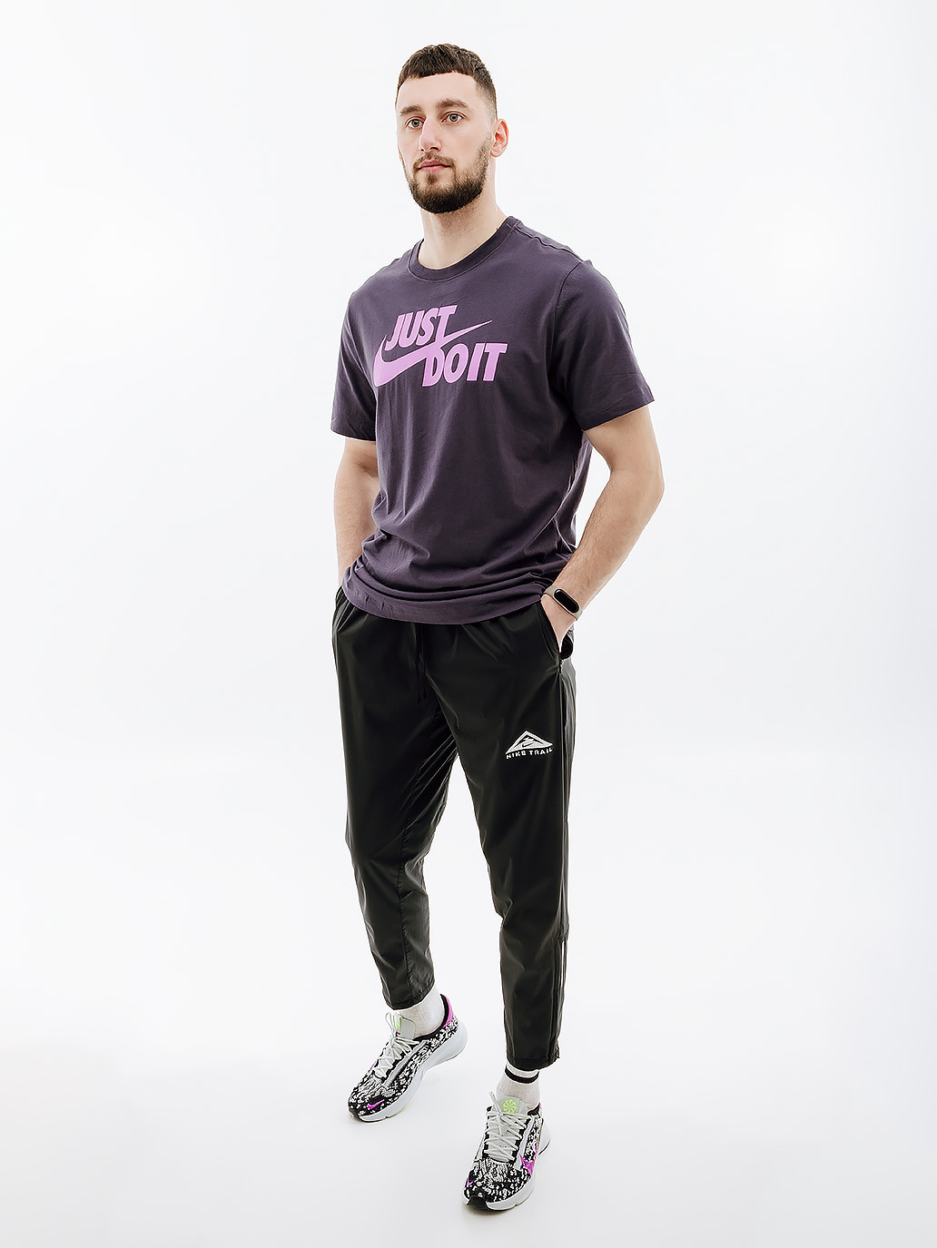 Футболка Nike M NSW TEE JUST DO IT SWOOSH AR5006-015