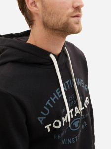 Худі 1038744-29999 Tom Tailor M Чорний 1038744-29999