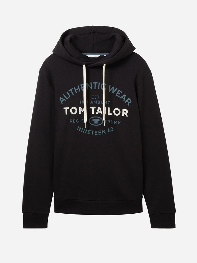 Худі 1038744-29999 Tom Tailor M Чорний 1038744-29999