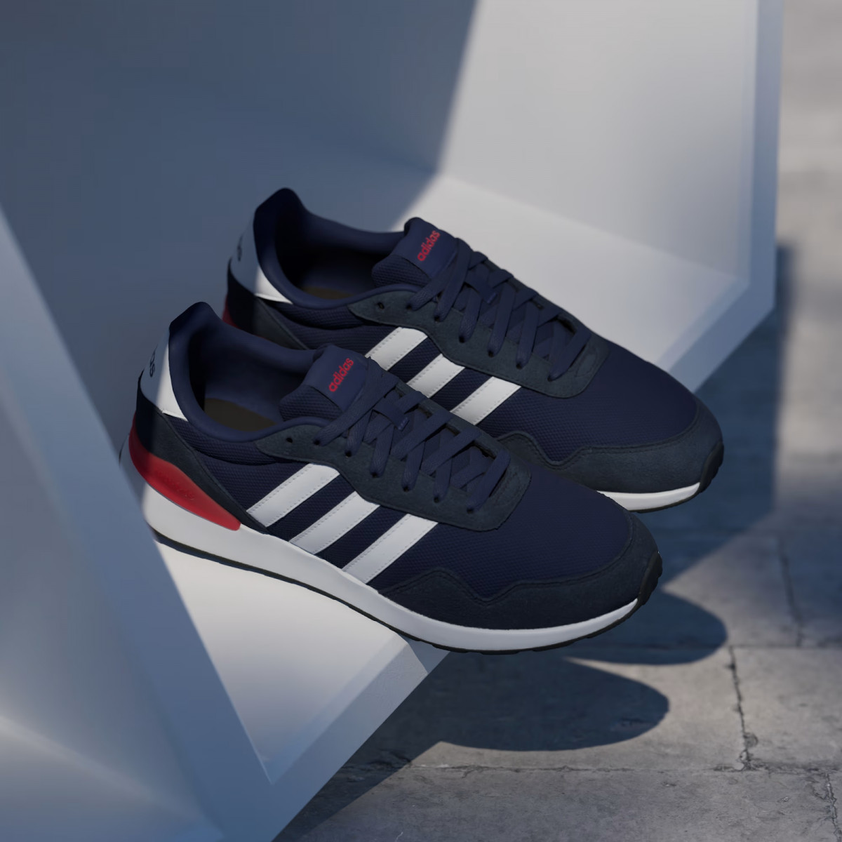 Кросівки RUN 60s 4.0 JR6620 Adidas 9 (43,5) Темно-синій JR6620