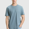 Футболка T-SHIRT SOLID 1050791-30118 Tom Tailor L Блакитний 1050791-30118
