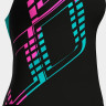 Купальник закритий для жінок Arena GRAPHIC SWIMSUIT SWIM PRO L чорний, блакитний, рожевий Жін 42 010809-580