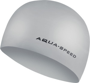 Шапочка для плавання Aqua Speed 3D CAP 5755 сріблястий Уні OSFM 092-26