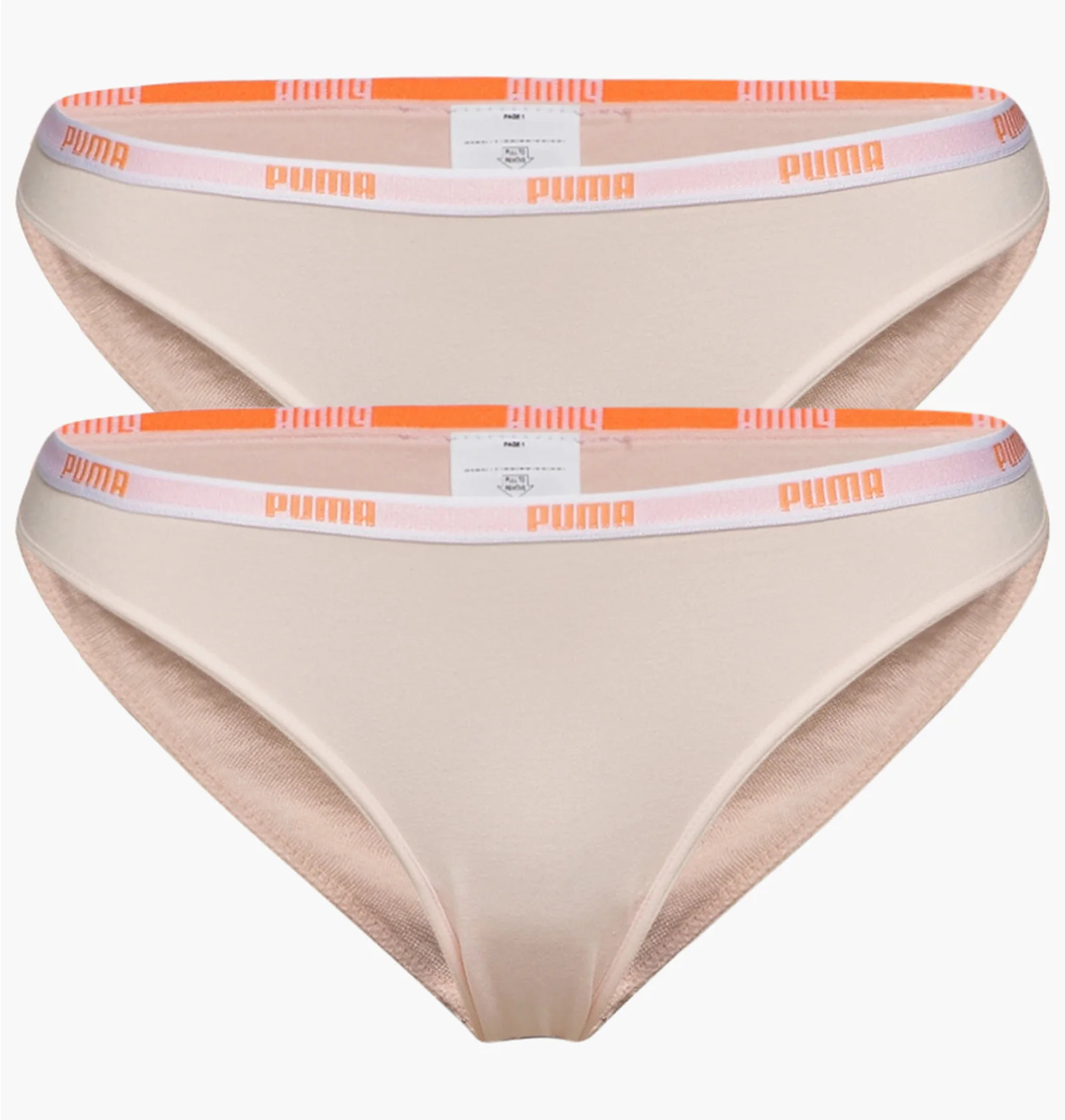 Нижня білизна жіноча Puma Iconic Bikini 2P Beige 573009001-010 L 573009001-010