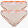 Нижня білизна жіноча Puma Iconic Bikini 2P Beige 573009001-010 L 573009001-010