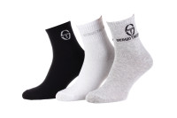 Шкарпетки Sergio Tacchini 3-pack чорний, білий, сірий Жін 36-39 13841244-1