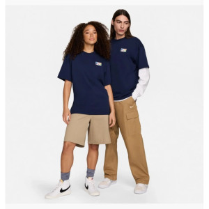 Футболка Nike SB (темно-синя) FV3501-410