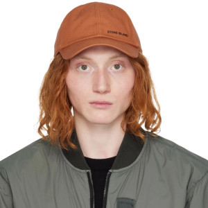 Кепка Stone Island Orange Bonded Cap 801599761 V0013