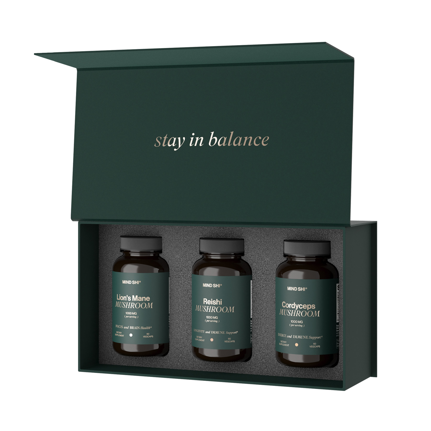 Набір для здоров'я Mind Shi MIND SHI Mushroom Premium Box 2023-10-5558