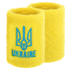 Напульсник спортивний махровий UKRAINE BC-9282-Y 1шт BC-9282-Y
