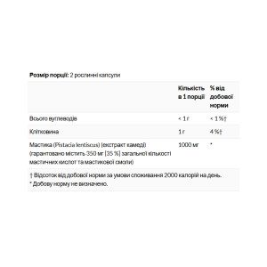 Капсули Solaray Mastic Gum Extract 500mg - 45 vcaps 2023-10-5274