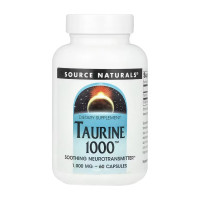 Капсули Source Naturals Taurine 1000™ 1000 mg - 60 caps 2023-10-6152