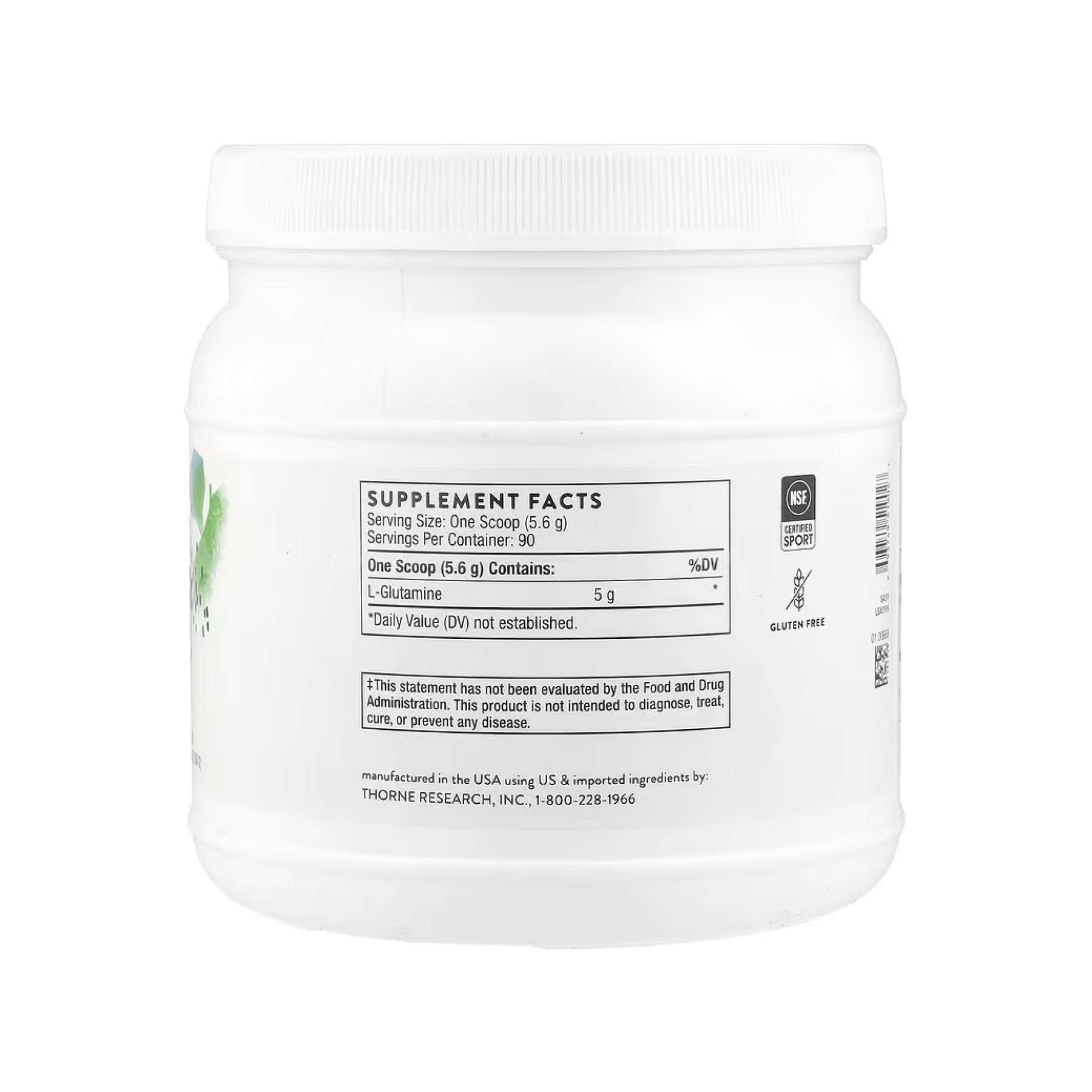 Порошок Thorne L-Glutamine Powder - 513g 2023-10-4688