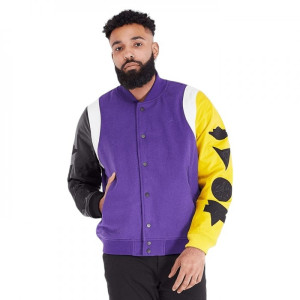 Бомбер JORDAN DNA ШКІРА ТА ВОВНА AT9958-504