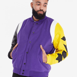 Бомбер JORDAN DNA ШКІРА ТА ВОВНА AT9958-504