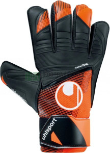 Рукавиці воротарські Uhlsport STARTER RESIST+ чорно-жовтогарячі 1011319 01 1011319-01