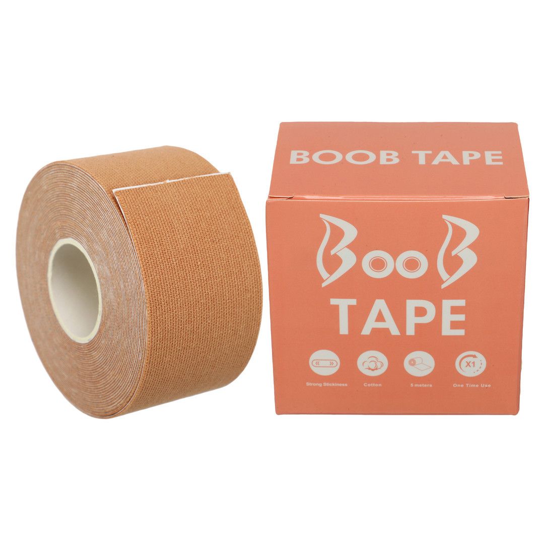 Тейп Кінезіо тейп для тейпування грудей Kinesio tape BOOB BC-1093-3_8, Цвет Бежевый, Размер (Европа) BC-1093-3_8