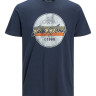 Футболка JORBRADY TEE SS CREW NECK SN 12205503-Navy Blazer-Fit:STD/SOLID Jack&Jones L Темно-синій 12205503-NAVY BLAZER-FIT: