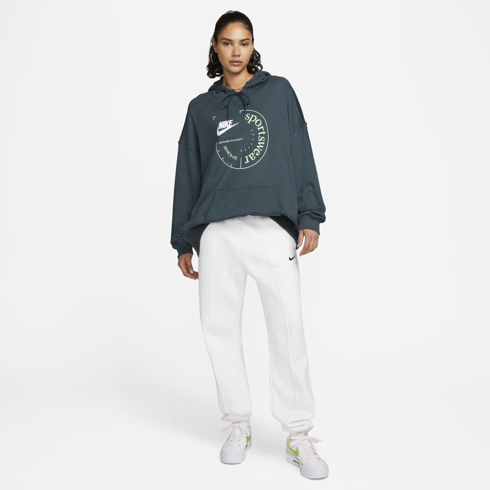 Худі жіноче Nike Sportswear Turquoise FN7695-328