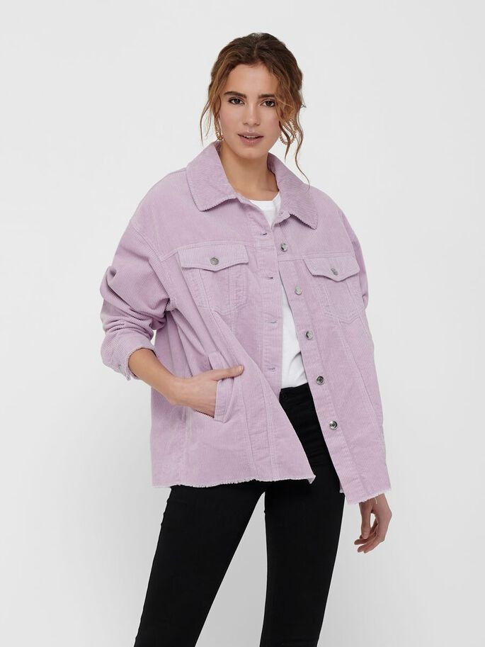 Сорочка ONLBITTEN LIFE CORD SHACKET PNT NOOS 15182101 Orchid Bloom ONLY M Бузковий 15182101OrchidBloom