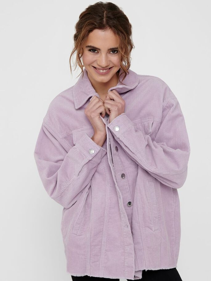 Сорочка ONLBITTEN LIFE CORD SHACKET PNT NOOS 15182101 Orchid Bloom ONLY M Бузковий 15182101OrchidBloom