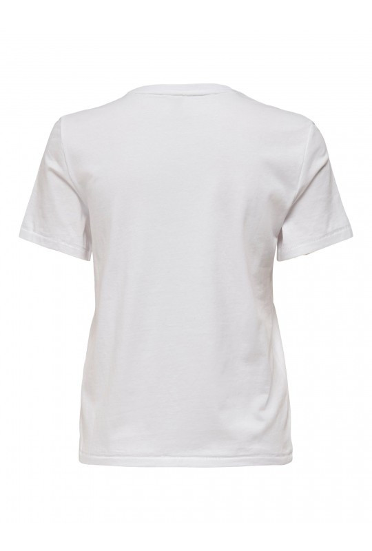 Футболка ONLKITA REG S/S LEFLEUR TOP BOX JRS 15254498-Bright White-Print:FLEUR ONLY XS Білий 15254498-Bright White-Pri