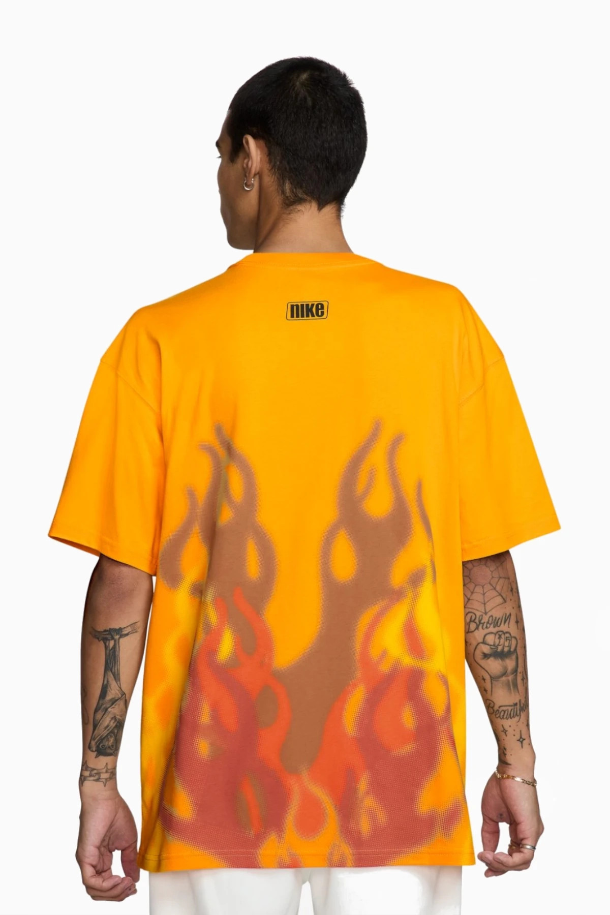 Футболка чоловіча Nike Flame Swoosh Orange HJ0766-739