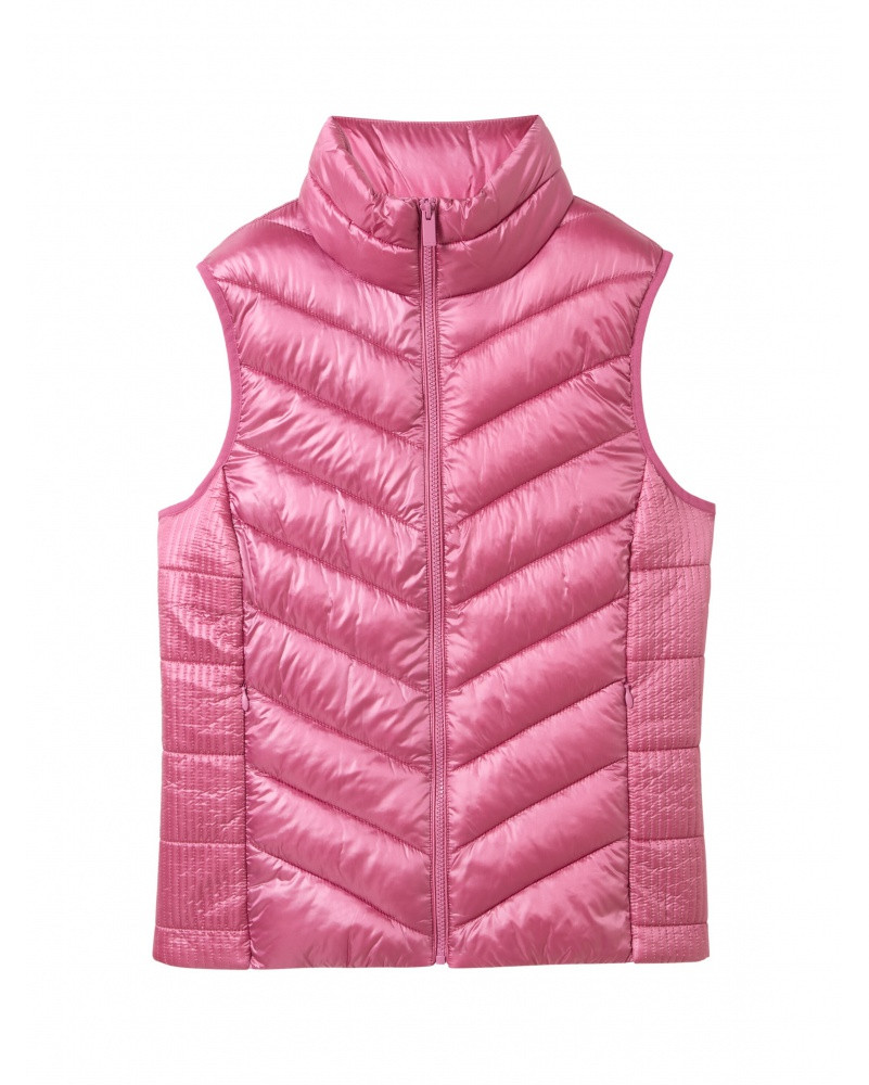 Безрукавка LIGHT WEIGHT VEST 1041486-16348 Tom Tailor L Розовий 1041486-16348