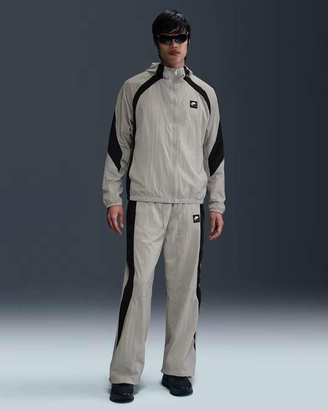 Куртка чоловіча Nike Air Beige/Black HJ0634-008