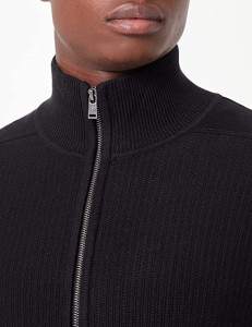 Кардиган basic structured knit jacket 1032303-29999 Tom Tailor L Чорний 1032303-29999