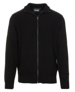 Кардиган basic structured knit jacket 1032303-29999 Tom Tailor L Чорний 1032303-29999