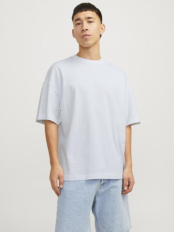 Футболка Jack & Jones JORMILOS TEE SS CREW NECK SN 12256330-BrightWhite