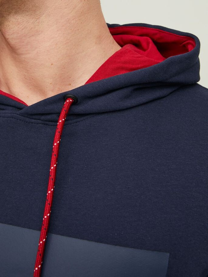 Худі JCOLOGAN SWEAT HOOD AW22 SN 12216327-Navy Blazer Jack&Jones L Темно-синій 12216327-Navy Blazer