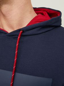 Худі JCOLOGAN SWEAT HOOD AW22 SN 12216327-Navy Blazer Jack&Jones L Темно-синій 12216327-NAVY BLAZER