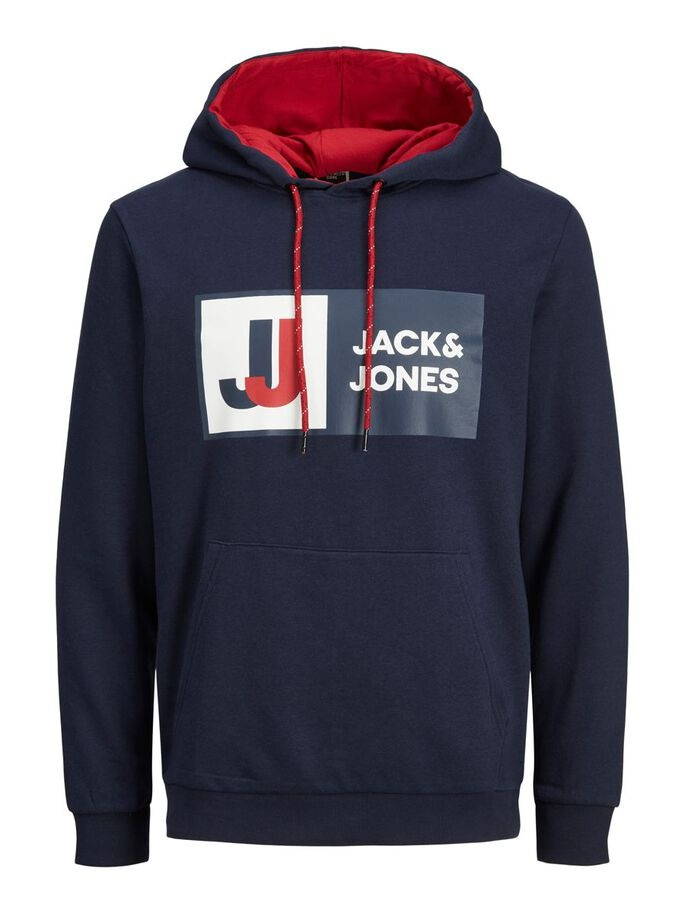 Худі JCOLOGAN SWEAT HOOD AW22 SN 12216327-Navy Blazer Jack&Jones L Темно-синій 12216327-Navy Blazer