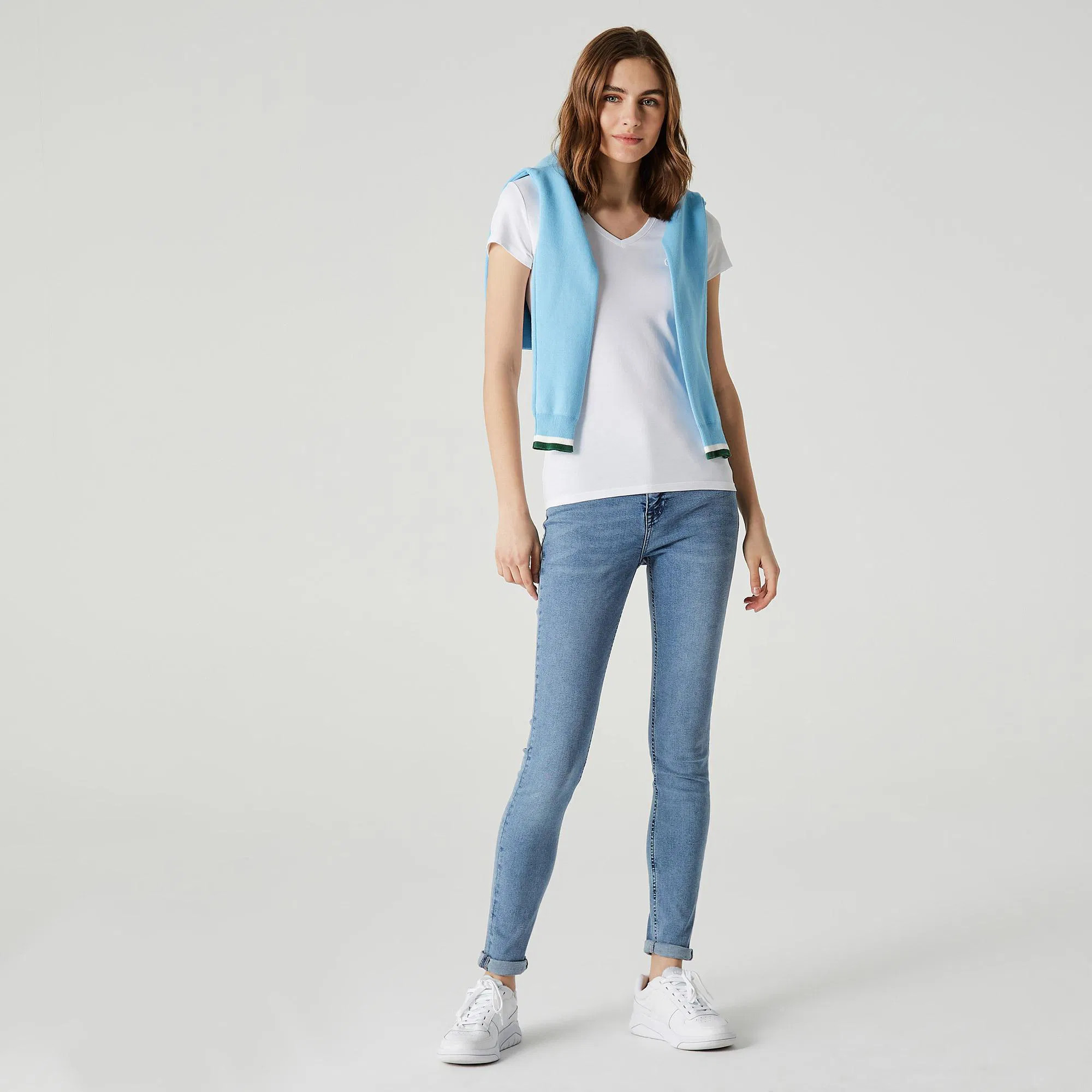 Футболка жіноча Lacoste T-Shirt White TF221414B 34 TF221414B