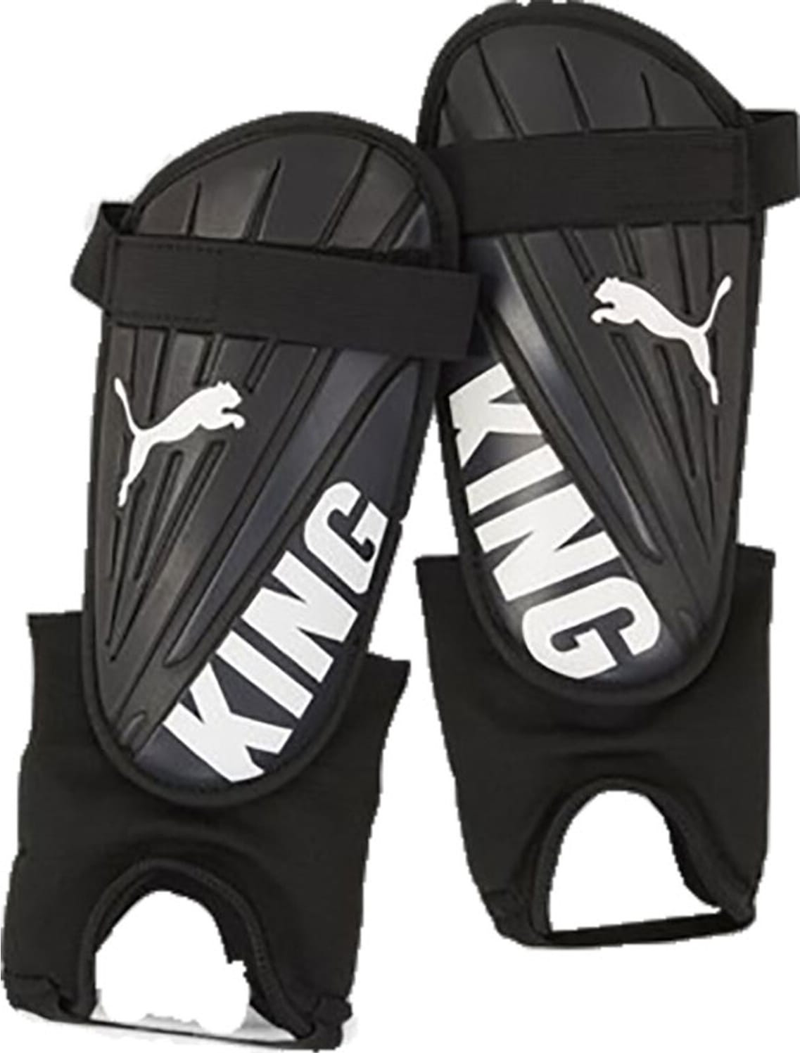 Щитки Puma King IS Ankle чорний, білий L (зріст 155-175 см) (030932-01) 030932-01