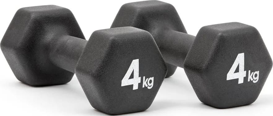 Гантелі Adidas Dumbbells чорний Уні 4 кг ADWT-11404-NL